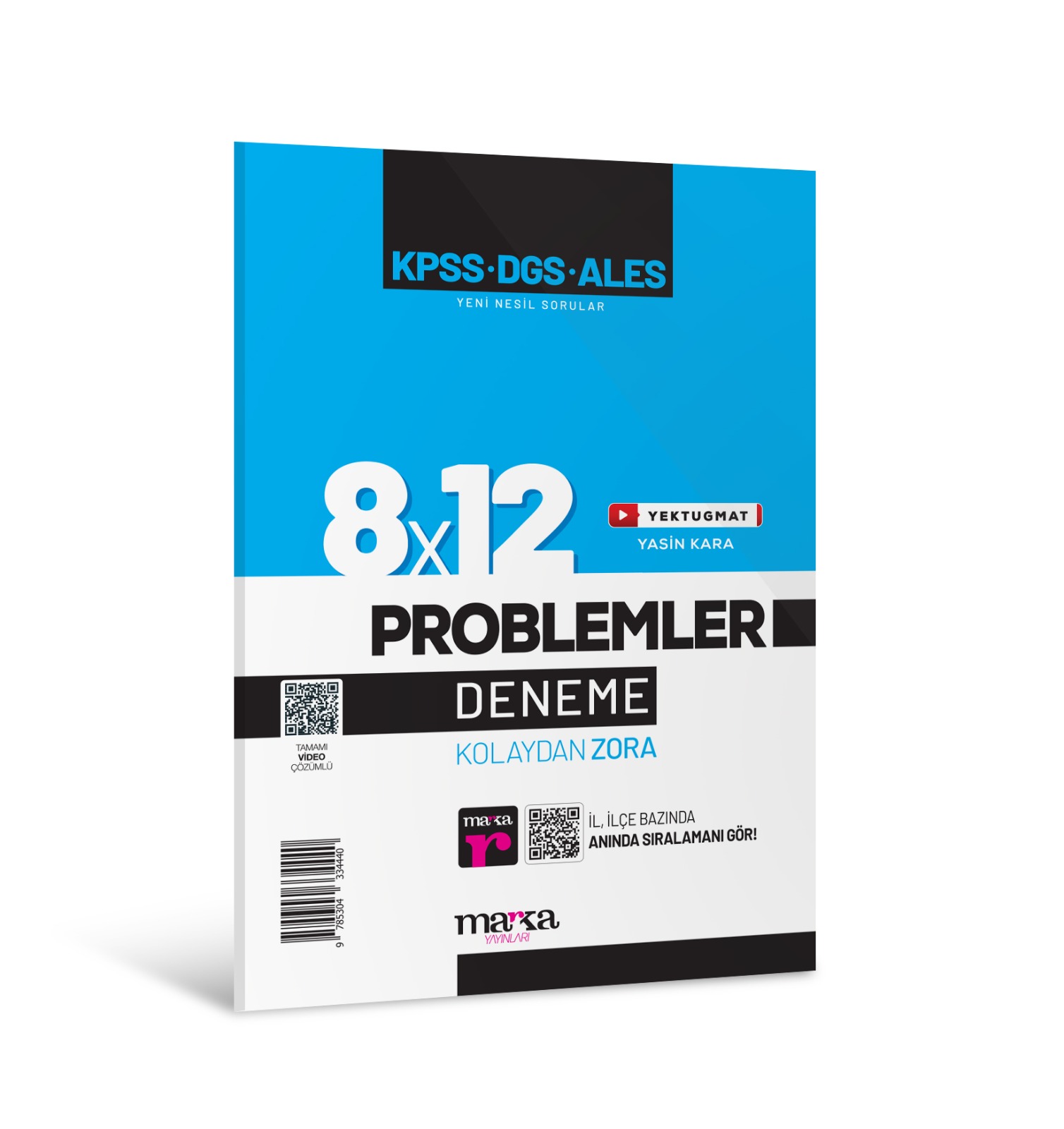 2026 KPSS DGS ALES Yeni Nesil 8 Tamamı Video Çözümlü Problemler Deneme Marka Yayınları